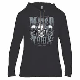 LADIES MASKED SKULL LONG SLEEVE T-SHIRT - S