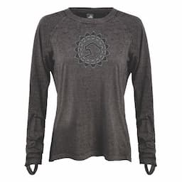 LADIES LONG SLEEVE HI-LOW ZEN SHIRT - L