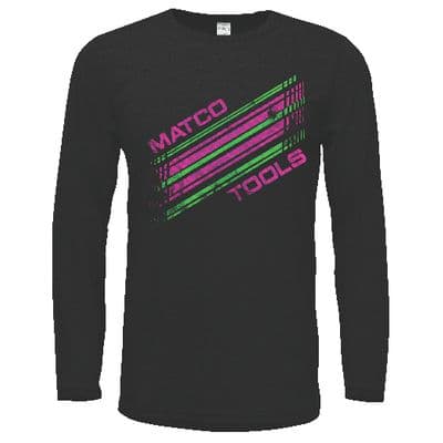 WOMEN'S LONG SLEEVE BLACK SUNSHINE T-SHIRT - S