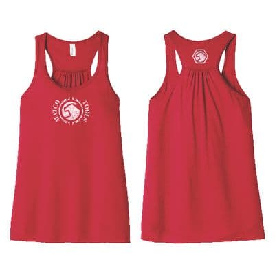 LADIES FLOWY RACERBACK TANK - L
