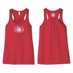 LADIES FLOWY RACERBACK TANK - M