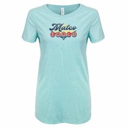 LADIES MINT GREEN TRIBLEND T-SHIRT - M