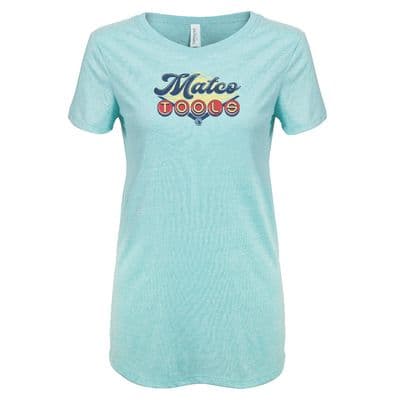 LADIES MINT GREEN TRIBLEND T-SHIRT - M