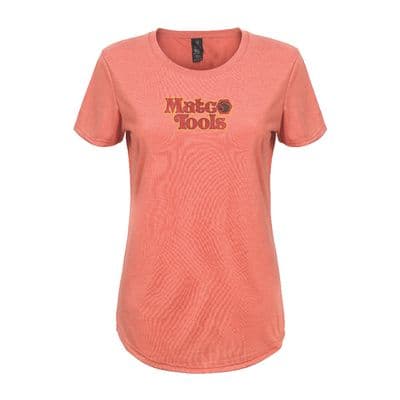 LADIES HEATHER BRONZE SHORT SLEEVE T-SHIRT -2XL