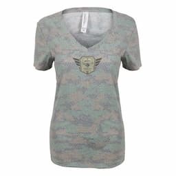 LADIES CAMO HEX T-SHIRT - M