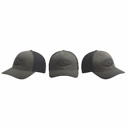 CHARCOAL AND BLACK MESH HAT