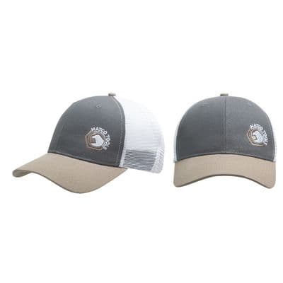 TRI COLOR MESH BACK HAT 