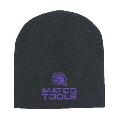 PURPLE LOGO BEANIE