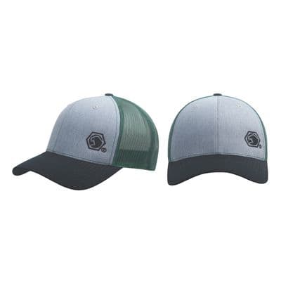 RICHARDSON HEATHER GRAY / GREEN / BLACK HAT