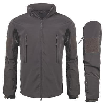 TACTICAL JACKET WITH PATCHES - 2XL