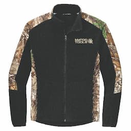 CAMO MICROFLEECE FULL ZIP JACKET - M