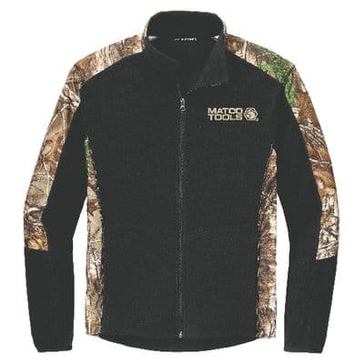 CAMO MICROFLEECE FULL ZIP JACKET - M