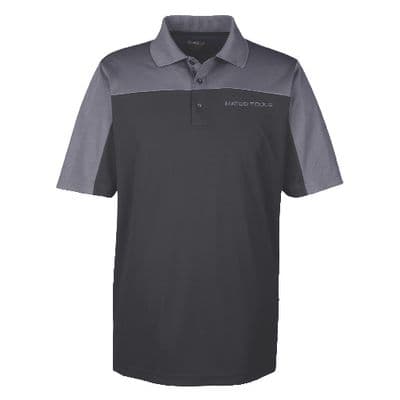 BLACK/CARBON POLO - L