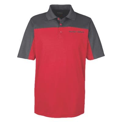RED/CARBON POLO - M