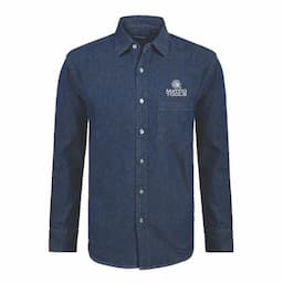 MEN'S DENIM LONG SLEEVE SHIRT - 3XL