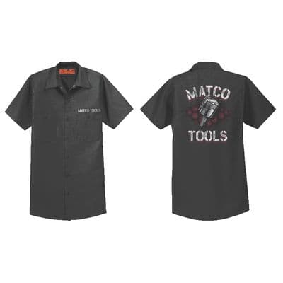 MISFIRE SHORT SLEEVE POPLIN - L