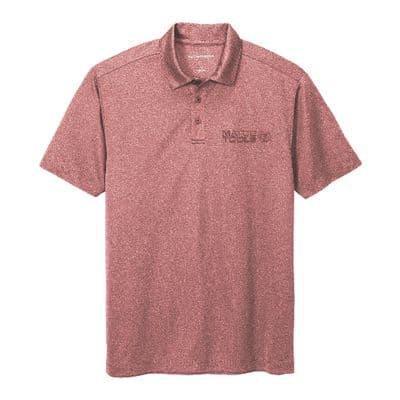 GARNET HEATHER POLO - 2XL