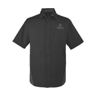 BLACK/CHARCOAL WORKSHIRT - M