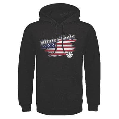 TATTERED FLAG HOODIE - 3XL