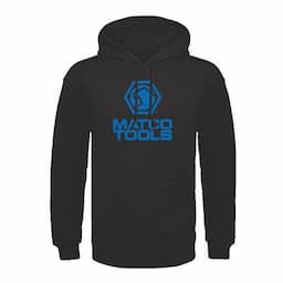 BLUE LOGO HOODIE - M