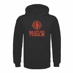 ORANGE LOGO HOODIE - M