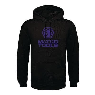 PURPLE LOGO HOODIE - S