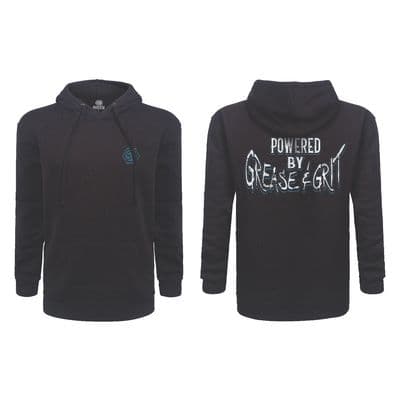 GREASE AND GRIT HOODIE - M