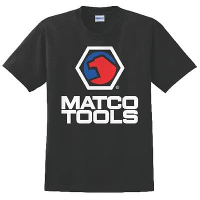 MEN'S BLACK TEAM SHOP T-SHIRT WITH ICONIC MATCO LOGO - L