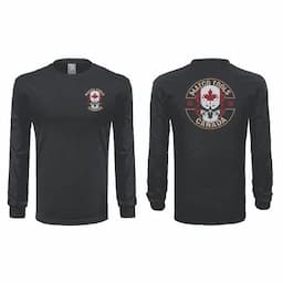 MAPLE SKULL LONG SLEEVE T-SHIRT - 3XL