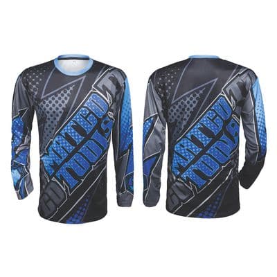 BLUE BOLT LONG SLEEVE T-SHIRT - 2XL
