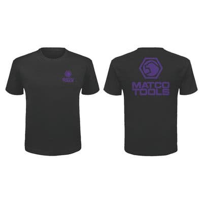 UNISEX YOUTH PURPLE LOGO T-SHIRT -YL