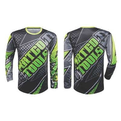 GREEN BOLT LONG SLEEVE T-SHIRT - L