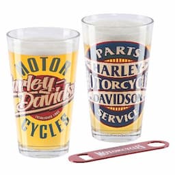 HARLEY-DAVIDSON PINT GLASS SET