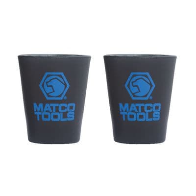 SHOT GLASS SET, BLUE LOGO