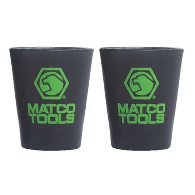 SHOT GLASS SET, GREEN LOGO