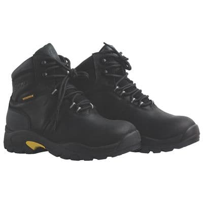 BLACK LACE UP BOOT SIZE 7