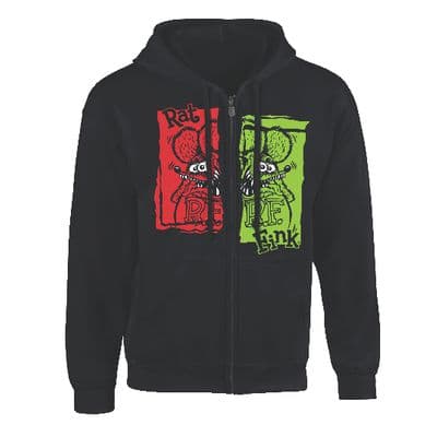 RAT FINK FULL ZIP HOODIE - M