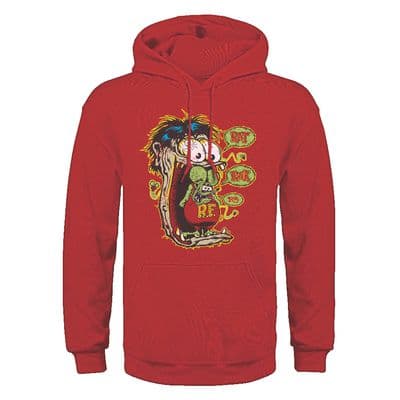 RAT FINK RED BLAST HOODIE-M