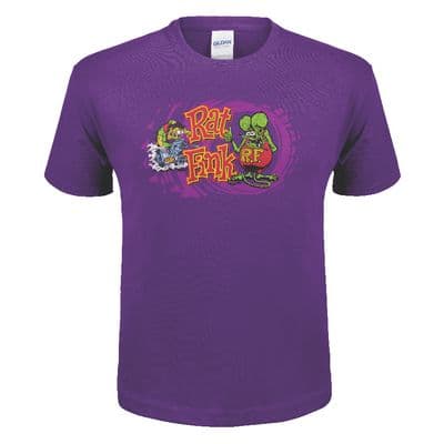 RAT FINK PURPLE T-SHIRT - XXL