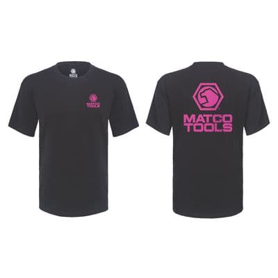 S/S PINK LOGO TEE - S