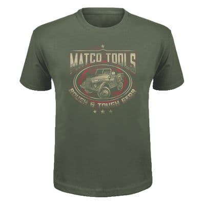 BOY'S MILITARY GREEN T-SHIRT -M
