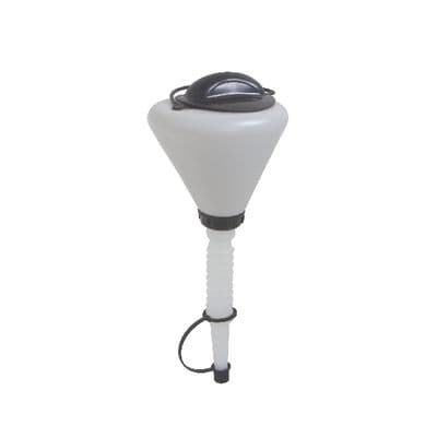 1.6 QUART PLASTIC FUNNEL WITH LID CAP