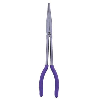11" LONG REACH 25 DEGREE BENT NOSE PLIERS - PURPLE