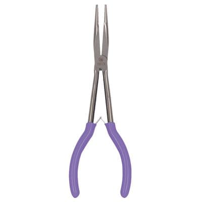 11" LONG REACH BENT NOSE PLIERS - PURPLE