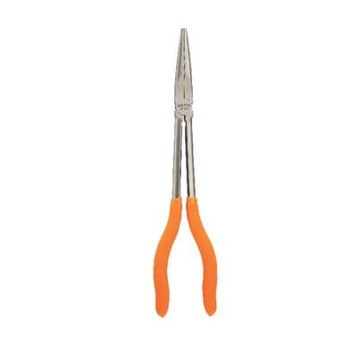 11" EXTRA LONG STRIAGHT NEEDLE NOSE PLIER - ORANGE