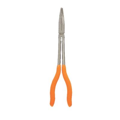 11" EXTRA LONG 45° NEEDLE NOSE PLIER - ORANGE