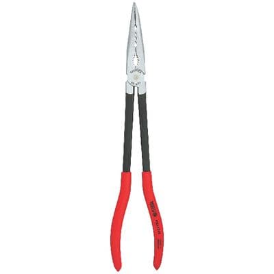 KNIPEX LONG REACH LONG NOSE PLIER - BENT 45-DEGREE