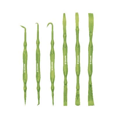 6 PIECE MICRO NON-MARRING PICK AND PRY SET - GREEN