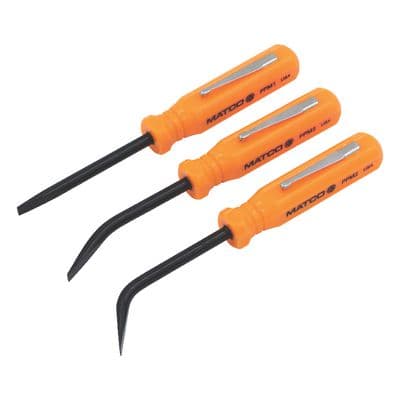 3 PIECE POCKET PRY BAR SET - ORANGE