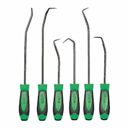 6 PIECE HOOK AND PICK SET - GREEN